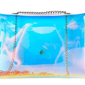 Iridescent mini laser bag